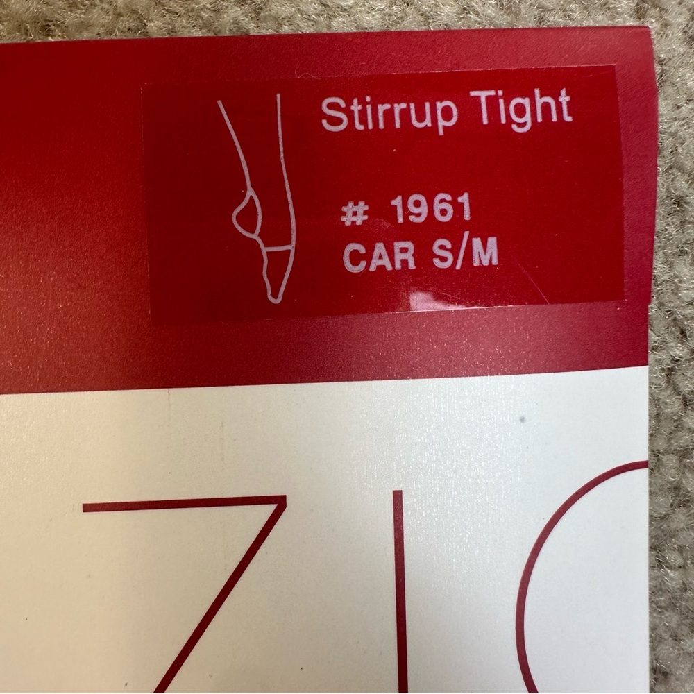 Capezio Ultra Soft Stirrup Tight -
Adult Small/Medium Caramel Dance
NWT